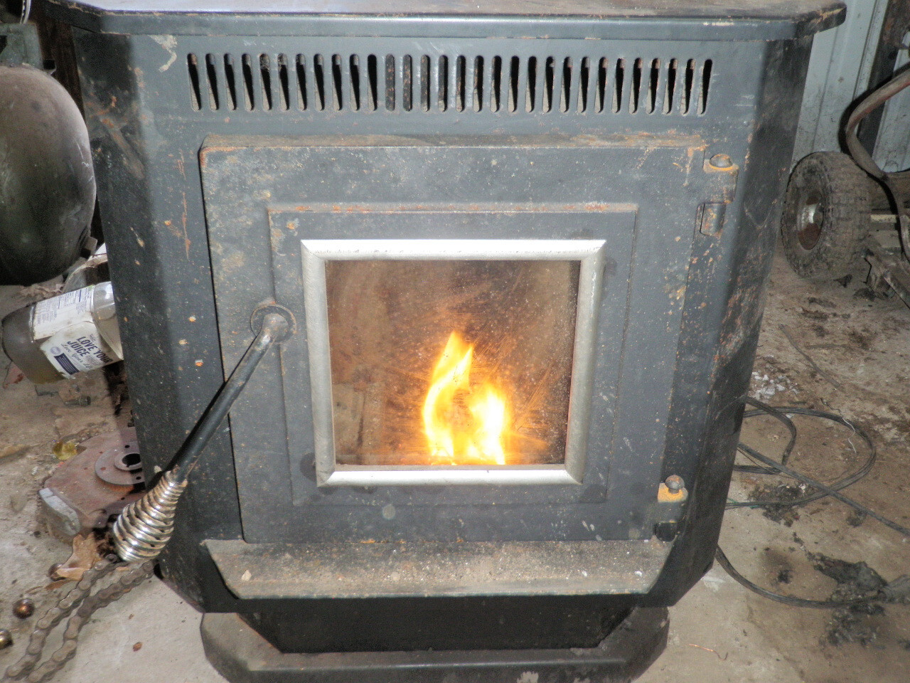 Pellet Stove - England Stove Works model 25-PDVC/55-SHP10 | eBay