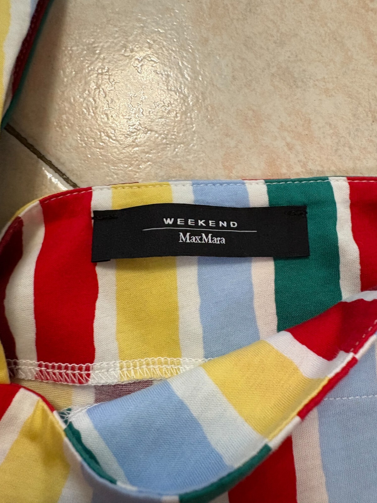 WEEKEND MAX MARA Multicolor Striped Pattern Knit … - image 8