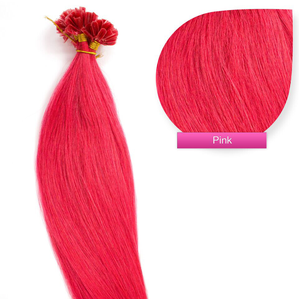 Keratyna wiążąca przedłużanie włosów 100% Remy Human Hair Strands Przedłużanie włosów Świetna wartość nowość