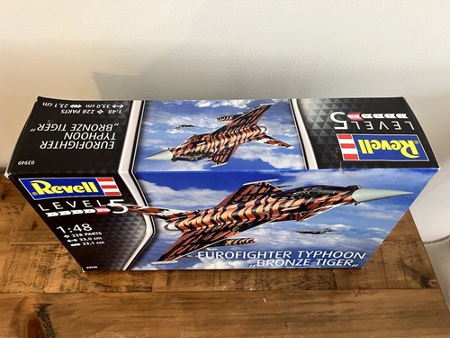 BRAND NEW REVELL EUROFIGHTER TYPHOON "BRONZE TIGER" LEVEL 5 Model Kit No. 03949 - Picture 2 of 7