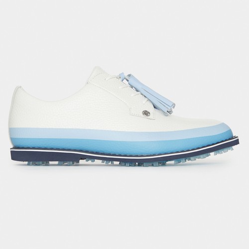 Neu G/FORE GFORE GALLIVANTER KIESEL LEDER SMOKING G4LA23EF10-CIELO US W 6,5-8 - Bild 2 von 8