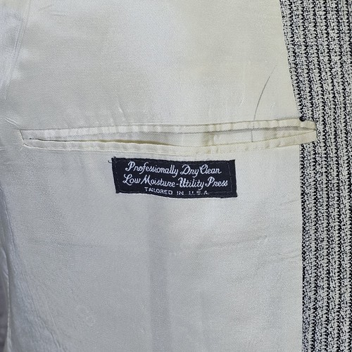 Vintage Christian Dior Mens 42 Striped Blazer Career Business Casual - Picture 10 of 13