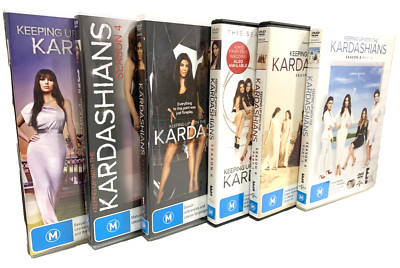 Keeping Up With The Kardashians DVD Season 3 4 5 6 9 PAL Region 2 4 As Seen On E