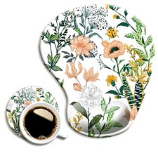 Ergonomic Mouse Pad with Wrist Support, Cute Mouse Pads with Non-Slip PU Base...