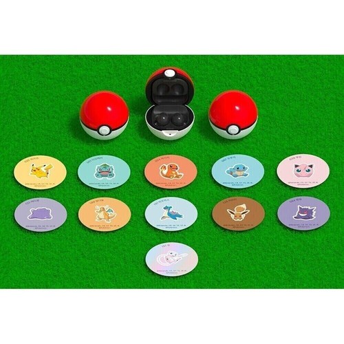 Samsung Buds2 Pro/2/Live/Pro Pokemon Monster Ball Cover Case Official Goods - Photo 4 sur 4