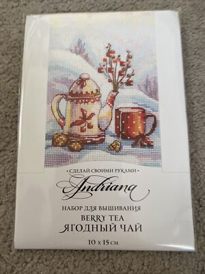 Andrianna Kreuzstich Set ''Beerentee''