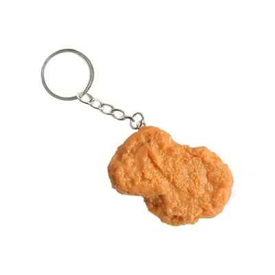 Schlüsselanhänger Chicken Nugget Fried Chicken Künstlich Realistisch Keychain