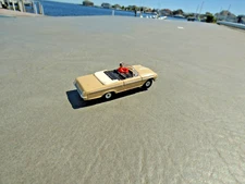 AURORA VIBRATOR  Thunderjet 500 1548 TAN FORD SUNLINER CONVERTIBLE HO SLOT CAR