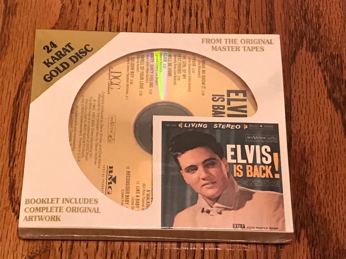 Elvis Presley Rock 24k Gold Disc Music CDs for sale | eBay