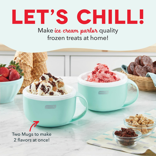 My Mug Ice Cream Maker Machine (Aqua): Multi-Purpose Soft Serve Ice Cream Machin - Picture 2 of 12