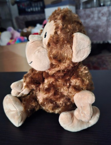 Stuffed Monkey Mina Progressive Plush Sewn Eyes Brown - Picture 2 of 4
