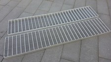 Gitterrost aus Edelstahl 200x1000 MW30/10 Tragstab 20/2 mm,Rinnenrost