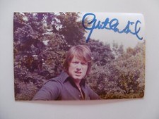 Gunter Gabriel autograph signed 9x13 cm photo