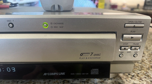 JVC XV-F85GD DVD Player / Victoria Company of Japan/ 7 Disc Changer w/ Remote - Picture 5 of 8