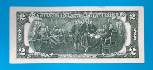 16443 West Springfield, PA Zip Code (L 00016443 A) $2 Two Dollar Bill *UNC* - Picture 2 of 4