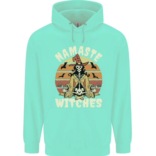 Namaste Witches Funny Halloween Childrens Kids Hoodie - Picture 27 of 84