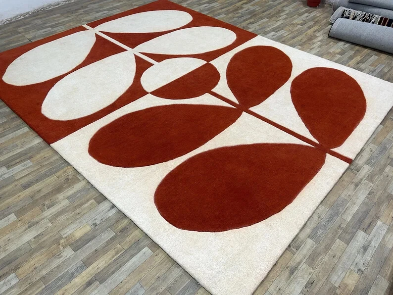 5x8|6x9|x8x10|9x12|10x14|12x15|12x18 Rug Hand Tufted Abstract Country Oriental - Image 2 of 4