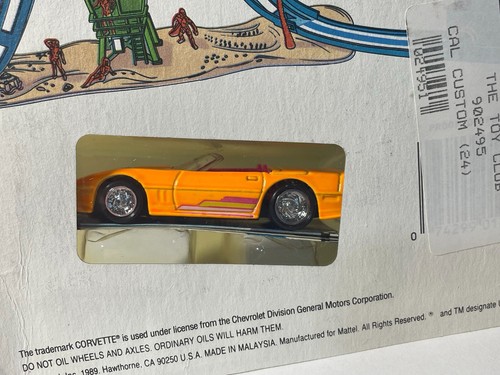 Hot Wheels California Custom CORVETTE Neon Orange 1301 1:64 Diecast NEW (Loc 1) - Picture 12 of 12
