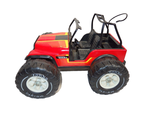 Vintage Tonka Pressed Metal Red Dune Buggy Jeep MR-970 1970s-PREOWNED - Picture 4 of 6