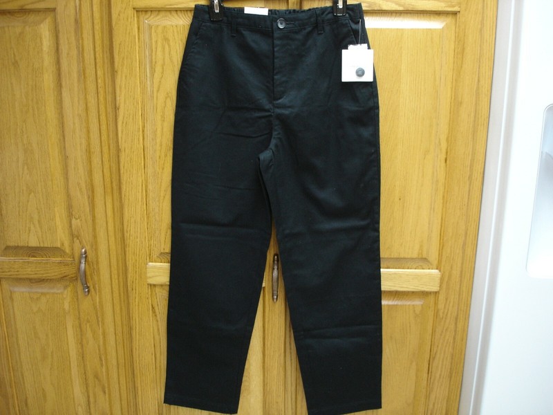  NWT WMN'S CROFT&BARROW PANTS/SLACKS SZ 6S BLACK