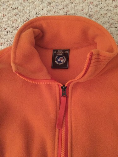 EUC NAPAPIJRI Expedition Experience ORANGE Zipper Fleece Jacket Medium UNIKAT - Bild 4 von 11
