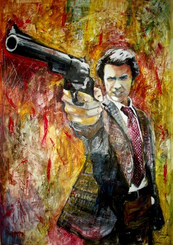 CLINT EASTWOOD DIRTY HARRY ! MARCELO NEIRA LIMITED EDITION ART PRINT #1/25