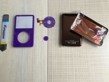 iPod 5th Video 60/80GB Front Back Housing Case Cover Click wheel PURPLE