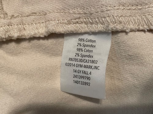 2 Girls GYMBOREE Jean Jackets Kids Clothing Clothes White, Beige Size 5-6 EXC - Picture 4 of 10