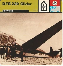 1977 Edito-Service, World War II, #84.07 DFS 230 Glider
