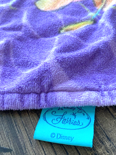 Vintage ~ Disney FAIRIES Strandtuch ~ Tinkerbell ~ lila, 100% Baumwolle, klassisch - Bild 2 von 14