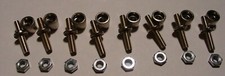 LIONEL 8 T-159 BINDING POST AND 8 T-160 BINDING POST NUTS FOR TRANSFORMERS ZW KW
