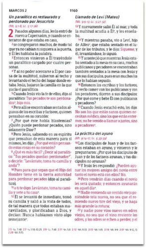 Biblia Peshitta Pastoral del Araemo de los antiguos manuscritos piel caoba - Imagen 2 de 3