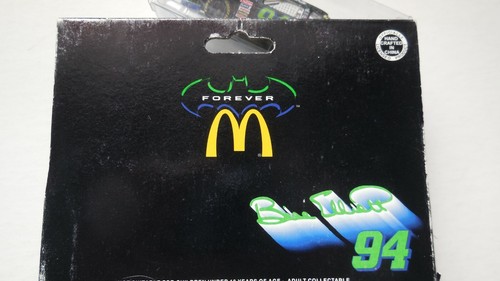 Bill Elliott 94 Batman Forever Diecast Thunderbat Car 1:64 FREE SHIPPING! NOS - Picture 9 of 12