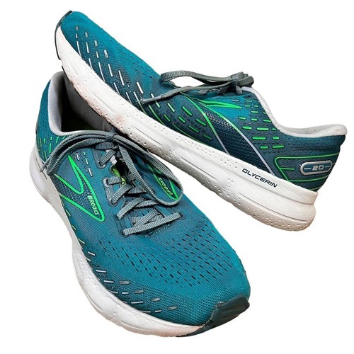 Brooks Glycerin 20 Men's Running Shoes Green Size 13 Athletic Sneaker - Picture 4 of 14
