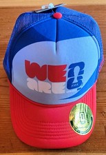 FIFA World Cup 26 We Are 26 USA Slogan Emblem Blue T2 Foam Trucker Hat
