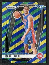 Ron Holland II 2024-25 Panini Prizm Choice Blue Yellow and Green Base RC #269