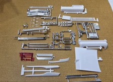 1963 CHEVY IMPALA  SS  RETRO CUSTOM BODY PIECES    1/25 NEW Model Kit PARTS