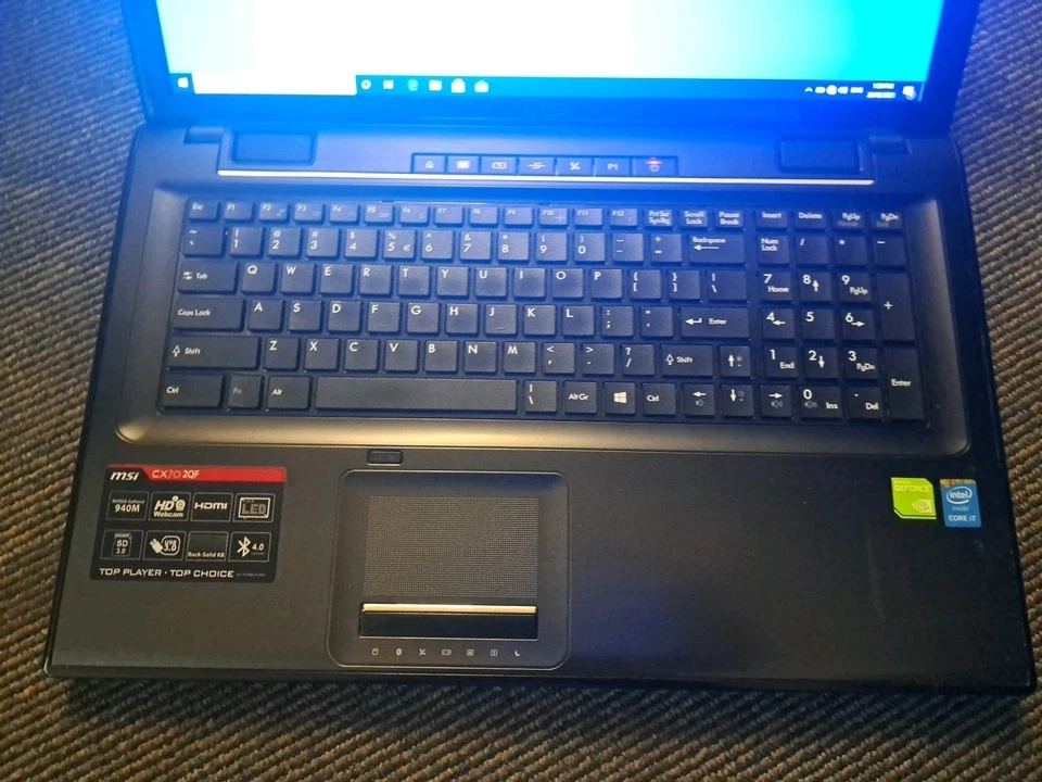 💻 MSI MS-1758 Intel®️ Core i7-4712MQ 4GB RAM/ 128GB SSD, 17" Laptop 💻 - Image 2 of 4