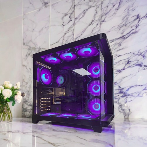 Gaming PC i7 Xeon E5, RX580 8GB, 32GB RAM, 512GB SSD, Liquid, WLAN + BT, Win11 - Bild 5 von 11