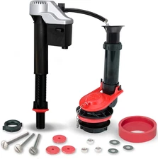 Standard 2-Inch Complete Toilet Repair Kit, Fixes: Running, Noisy, No/Slow Refil