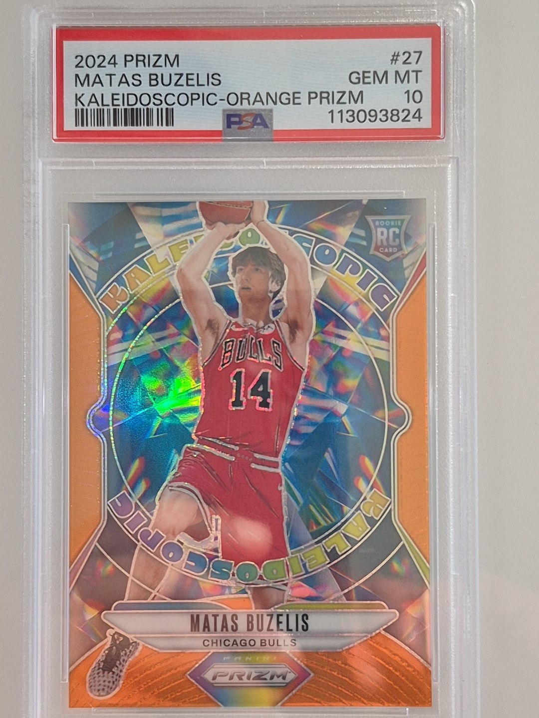 2024-2025 Panini Prizm Matas Buzelis Kaleidoscope Orange Prizm #27 (43/49)