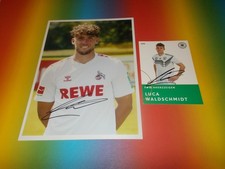 Luca Waldschmidt 1.FC Cologne signed autograph autograph 20x28 photo + postcard