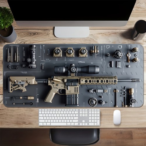 Alfombrilla de ratón para juegos de deportes electrónicos tamaño grande 31,5" x 11,8"" almohadilla para teclado de computadora - Imagen 2 de 7