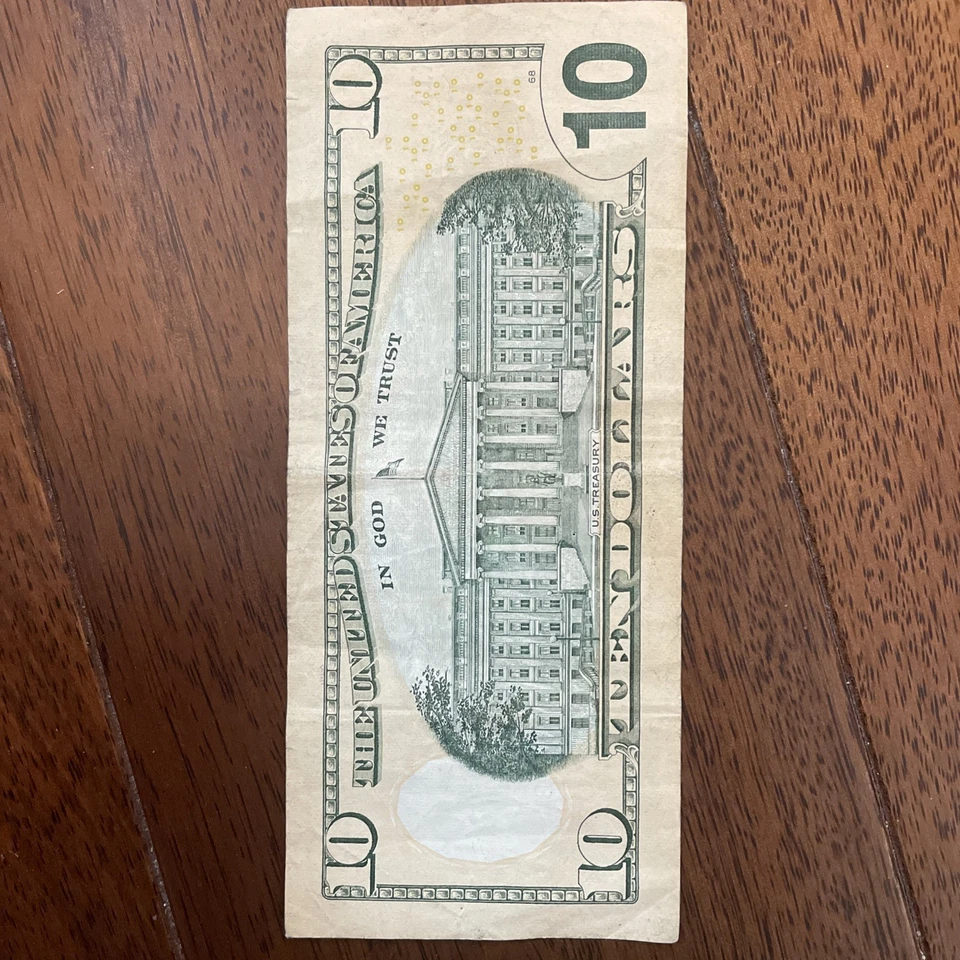 Fancy Serials Numbers Trinary Triple $10 2013 MK(22888333)B - Image 4 of 4