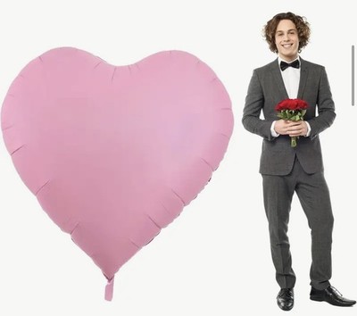 60 Zoll Rosa Herz Folienballon Riesig Valentinstag Hochzeit Geburtstag Party Deko