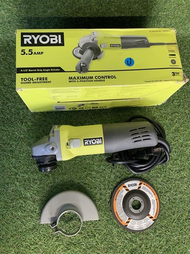 Ryobi AG4031G 5.5A Corded 4-1/2 inch Angle Grinder