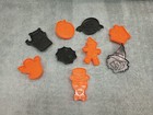 Vintage Wilton Halloween Cookie Cutters 9 Piece Set Black And Orange — photo 2