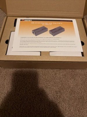 Gefen EXT-USB2.0-SR USB 2.0 SR Extender (Tx/Rx) Set over one CAT-5 Cable