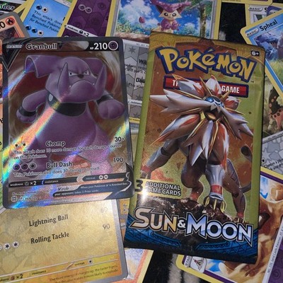 Pokemon Mystery Box Including   New Sun And Moon Pack And V ,Shiny Etc