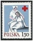 Poland 2196 2 stamps, MNH. Michel 2483. Polish Red Cross, 1977. Nurse.
